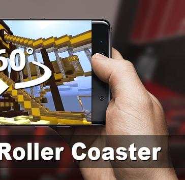 VR Minecraft Roller Coaster screenshot 2