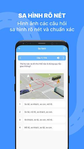 Ôn thi GPLX (600 câu hỏi) screenshot 6