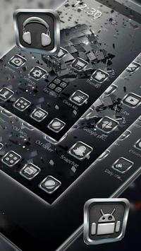 Black Tech Cube Launcher Theme screenshot 4