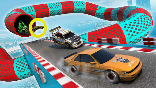 Superhero Transformation Car Racing Stunts Games screenshot 4