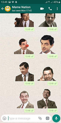 Awkward Funny Meme Sticker WAStickerApps screenshot 3
