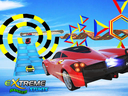 Unlimited Stunt Car - Incredible Flying Car Races screenshot 7