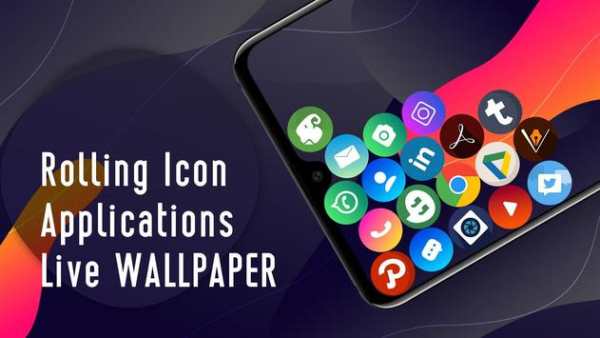 Rolling Icons Wallpaper - Rolling Photo Icon screenshot 1