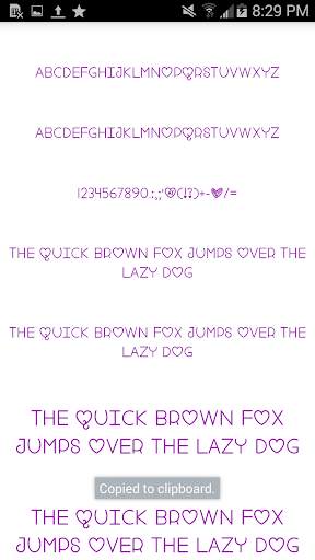 Color Fonts for FlipFont #3 screenshot 4