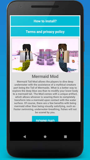 Mermaid Tail Mod For Minecraft screenshot 4