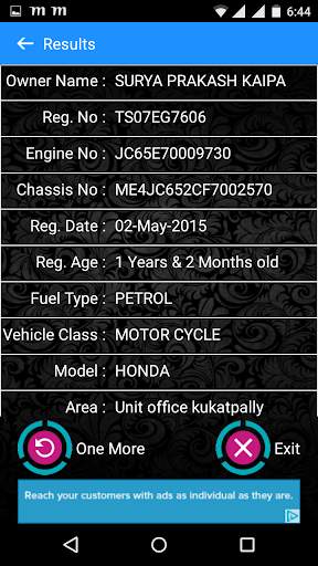India Vehicle Information screenshot 3