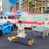 Camper Van Ambulance Driver Rescue Duty icon