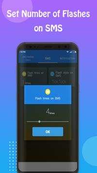 Calling Flashlight - Flash Blinking On Call & Sms screenshot 4