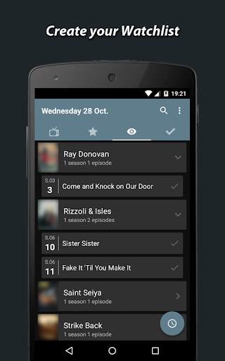 Showly - TV Shows Tracker 3 تصوير الشاشة