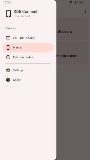 KDE Connect screenshot 2