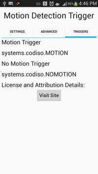 Camera Motion Trigger screenshot 4