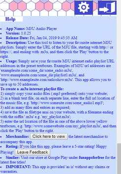 M3U Audio Player screenshot 4