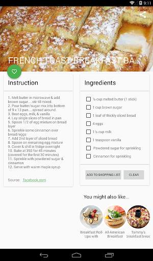 Breakfast Recipes Free screenshot 7