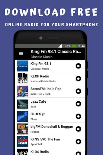 King Fm 98.1 Classic Radio screenshot 1