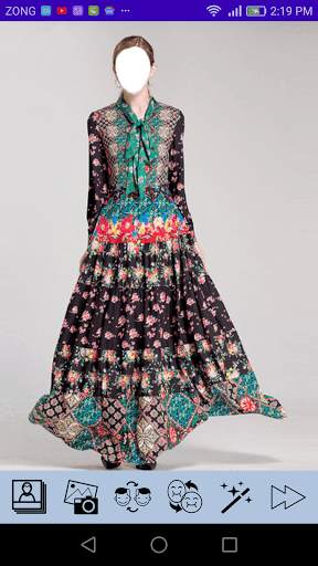 Girls Eastern Frock Photo Edit 4 تصوير الشاشة