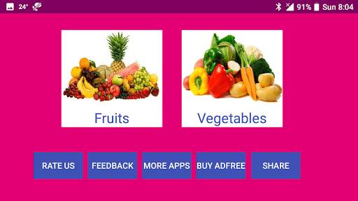 Learn Marathi Fruits and Vegetables Names скриншот 9