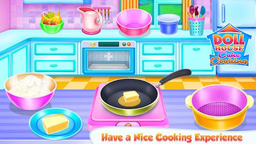 Doll House Cake Cooking 1 تصوير الشاشة