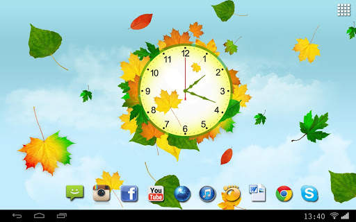 Spring Analog Clock 2019 Live Wallpaper screenshot 3