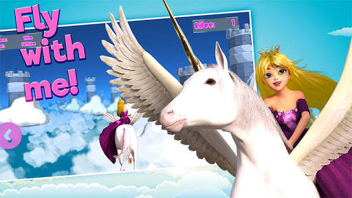Princess Unicorn Sky World Run screenshot 5