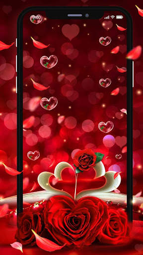 Red Rose Live Wallpaper screenshot 1
