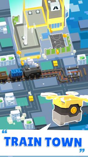 Train Town - 3D Build of Craft World screenshot 4