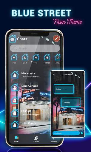 Neon Messenger for SMS - Color Messages screenshot 3