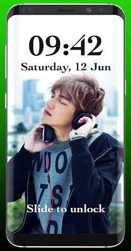 Lock Screen for Lee Min Ho:   Wallpapers 3 تصوير الشاشة