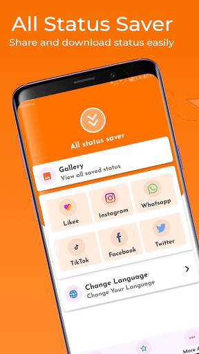 All status saver: Status downloader & story saver screenshot 1
