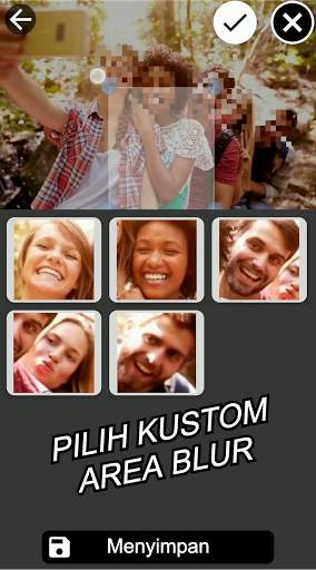 Wajah Buram: sensor/pixelator/foto hitam screenshot 3