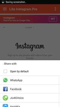 Lite Instagram Pro screenshot 3