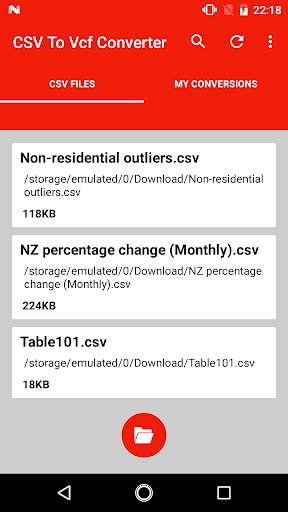 Csv To Vcf Converter screenshot 1