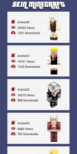 Anime skins for Minecraft PE screenshot 2