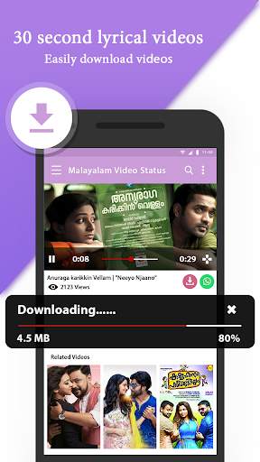Malayalam Video Song Status: Malayalam Status screenshot 3