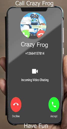 Call from crazy frog: Fake Call and chat screenshot 3
