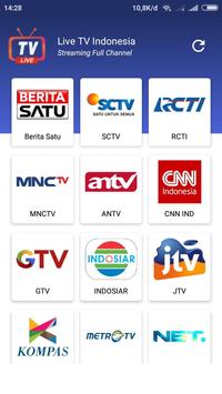 Live TV Online Indonesia, Semua Channel screenshot 1