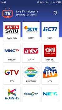 Live TV Online Indonesia, Semua Channel screenshot 1