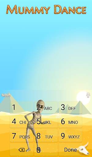 Mummy Dance Keyboard Theme HD स्क्रीनशॉट 5