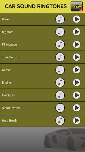 Car Sound Effects Ringtones screenshot 2