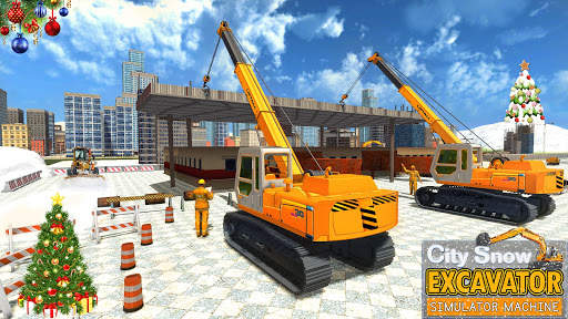 City Snow Excavator Simulator Machine screenshot 13