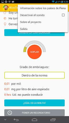 AlcoTest Virtuales screenshot 2