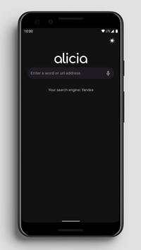 Fast and Small browser Alicia Lite screenshot 4