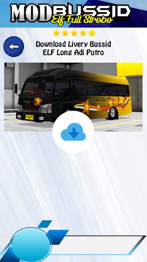 Mod Bussid ELF Full Strobo screenshot 6