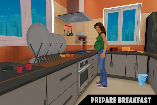 Happy virtual pregnant mom: Mother simulator games screenshot 9