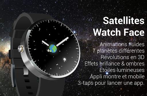 Satellites Watch Face screenshot 1
