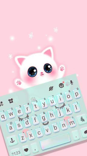 Cute Cats  Theme Keyboard screenshot 2