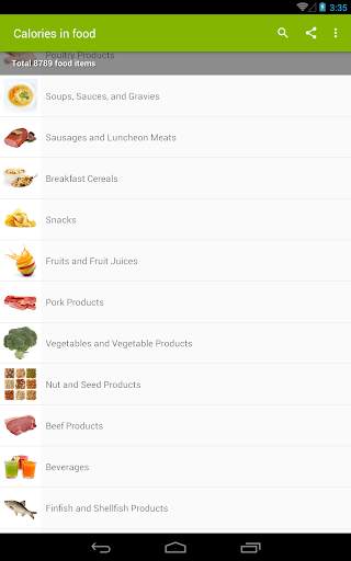 Calories in food screenshot 5