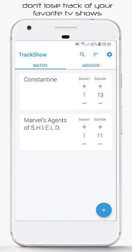 Track Show - TV shows tracker 2 تصوير الشاشة