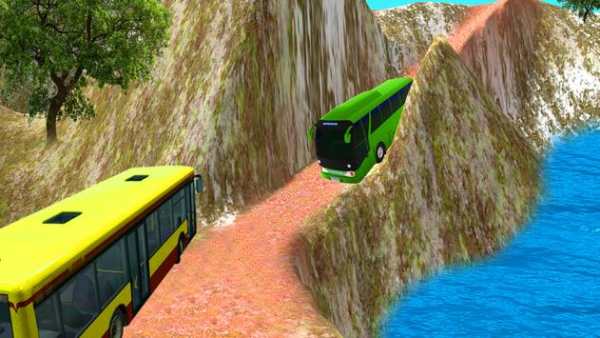 Real Bus Offroad Driving Games 2018 screenshot 4