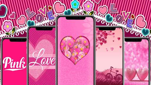 Love Pink Wallpaper screenshot 1