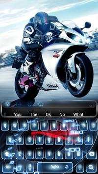 Racing Bike Speedometer Keyboard Theme स्क्रीनशॉट 4
